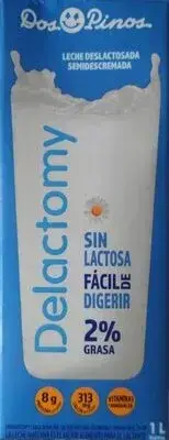 Dos Pinos Delactomy laktosefreie fettarme Milch 1 L
